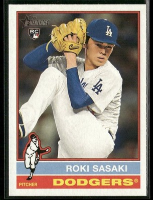 2025 Topps Heritage - Roki Sasaki #224 (RC) - Dodgers