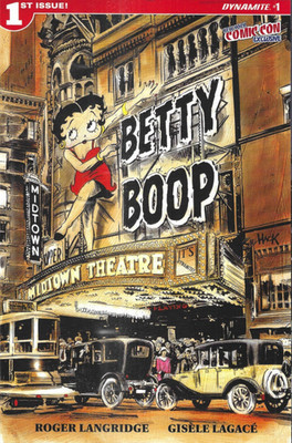 Betty Boop Comic 1 First Print Cover B Hack NYCC Color Variant 2016 Dynamite
