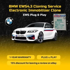 BMW EWS4.3 Cloning Service Electronic Immobilizer Clone EWS Plug & Play