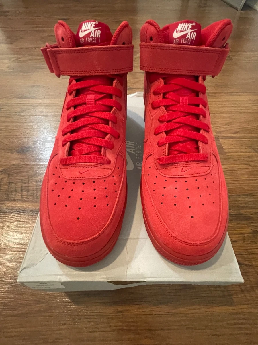 Preços baixos em Nike Air Force 1 '07 Mid Sport Red | eBay
