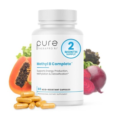 Methyl B Complete - 60 Vegetable Capsules | Optimal Methylation Support Suppl...