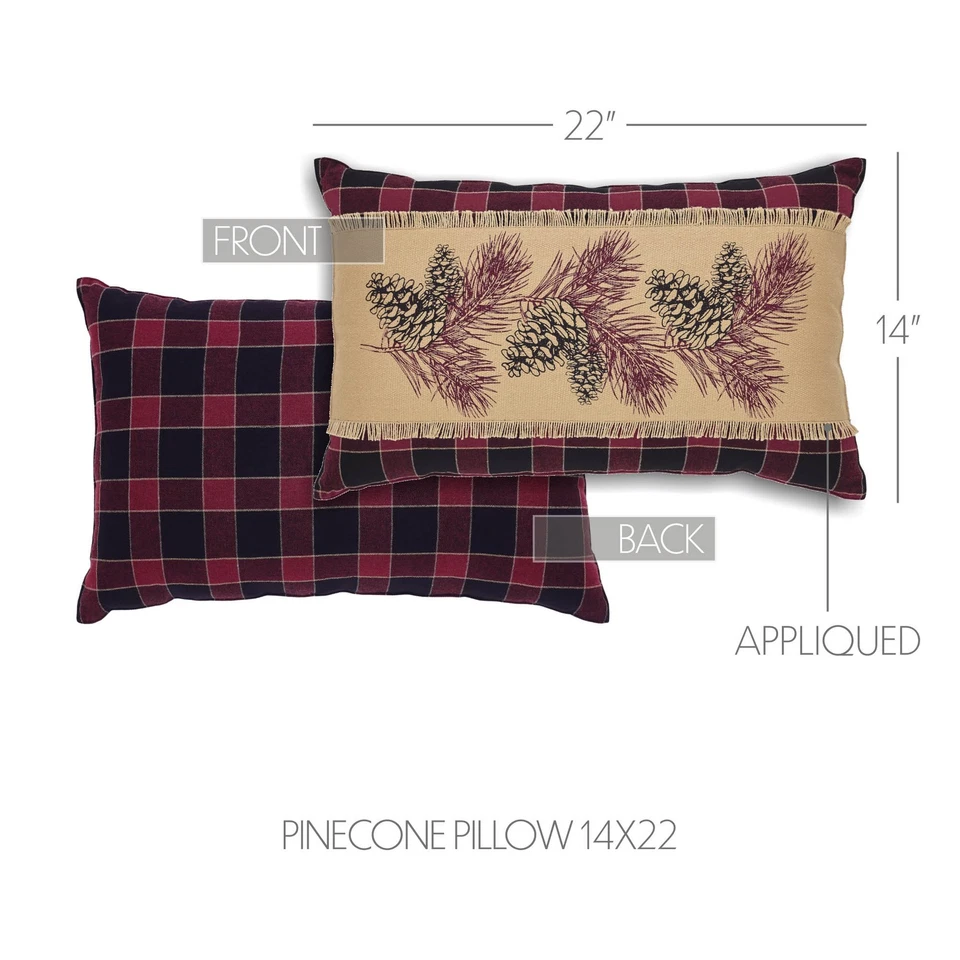 Connell Pinecone Pillow 14x22 VHC Brands - Image 4 of 4
