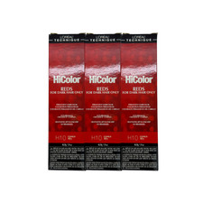 L  Or al HiColor  H10  Copper  Red 1.74  oz Pack  of  3   Professional Red Bundle for D