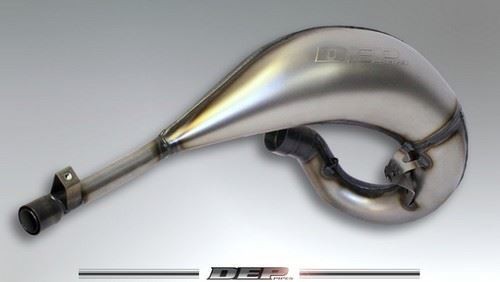 HONDA CR125 DEP BARE METAL STEEL FRONT HEADER PIPE EXHAUST 1990-1997 - Image 2