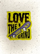 *NEW* Dutch Bros Sticker SEPTEMBER 2023 Love The Grind Skateboard Yellow & Black