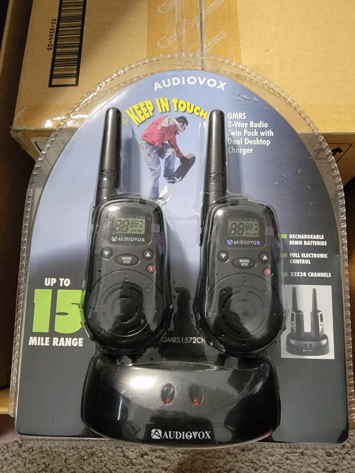 Audiovox GMRS1572CH Two Way Radio 840356885001 eBay