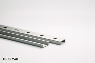 14 pieces 1 Meter Aluminum Slotted DIN Rail Heavy Weight, 35 x 10mm, 1.5mm Thick