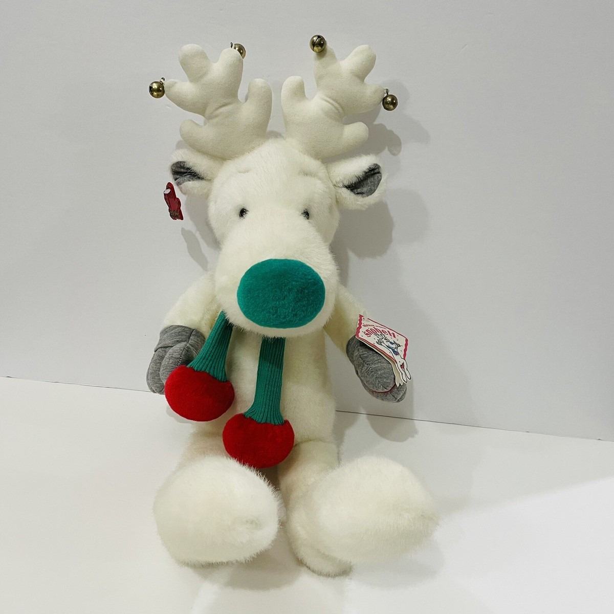Applause Snobell Plush Christmas Reindeer Mouse Scarf