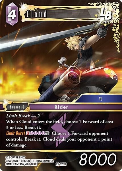 Cloud Foil - 22-120H NM - Final Fantasy | eBay