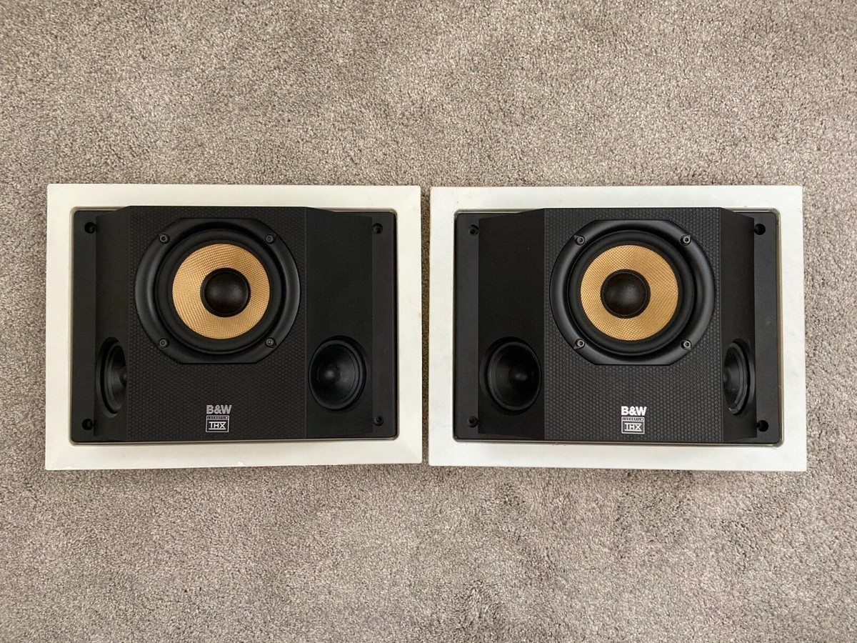 b&w bowers wilkins cds6 thx pair rare great shape