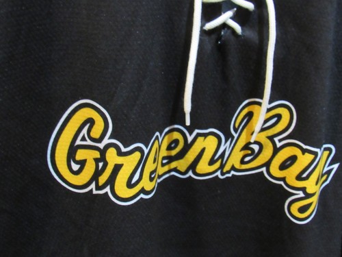 Green Bay Gamblers Game Worn USHL Hockey Jersey JOG size 58 GOALIE - Picture 3 of 6