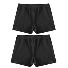 Kids Girls V Neckline Dance Performance Costume Sleeveless Solid Color Dress