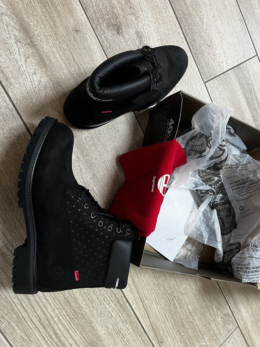 NEW Supreme Timberland COMME DES GARCONS CDG 6IN Premium NEW Supreme Timberland COMME DES GARCONS CDG 6IN Premium