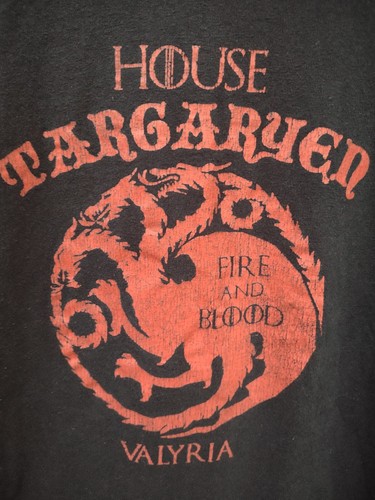Game of Thrones Fire & Blood House Of Targaryen Game Of Thrones L Tshirt - Picture 2 of 4