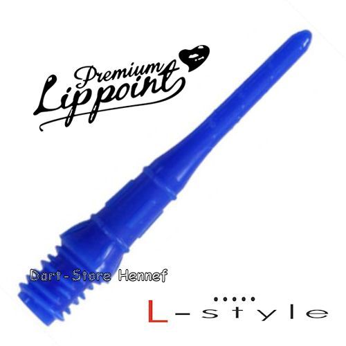 Punte Per Freccette L-Style Premium Lippoint Blu - 30 Pezzi 2BA | Per Soft Tip | Riduzione Rimbalzi