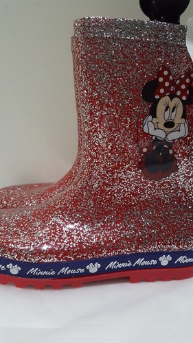 DISNEY MINNIE MOUSE GLITTERY WELLIES 