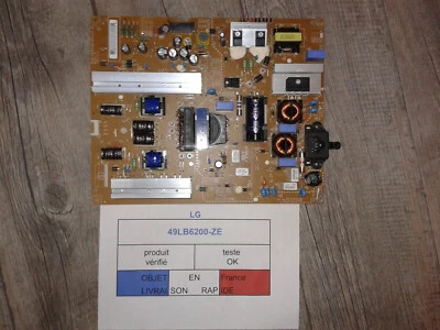 Bloc d'alimentation pour LG 49LB6200-ZE ou autre. réf :EAX65423801(2.0) - Photo 1/4