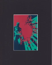 8X10" Matted Art Print DC Comic Book Batman: Batman, Explosion