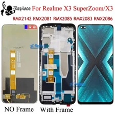 For Realme X3 SuperZoom RMX2086 RMX2083 RMX2081 LCD Display Screen Assembly
