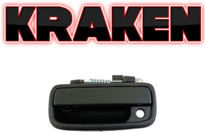 Outside Door Handle For Toyota Tacoma 1995-2004 Black Textured Left Front