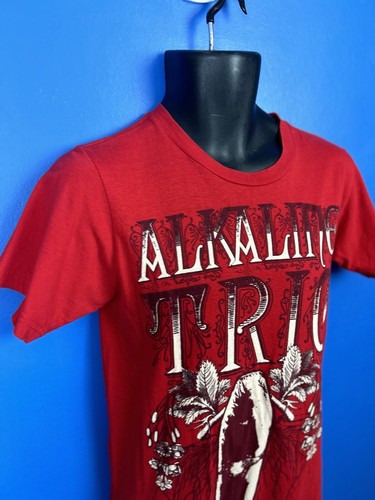 Alkaline Trio Shirt Adults Small Black Red Punk Rock Emo Band - Picture 4 of 8