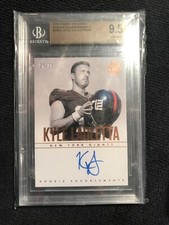 2018 Panini Encased Rookie Endorsements/50 Kyle Lauletta BGS 9.5 GEM MINT Auto