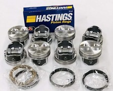 Speed Pro Hypereutectic Flat Top 4vr Pistons8cast Rings Kit Chevy Sb 400 030