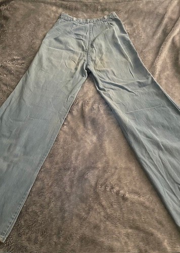 Pantalones de mezclilla Foxmoor Bell Bottom vintage años 70 y chaleco vaquero a juego - Imagen 8 de 12