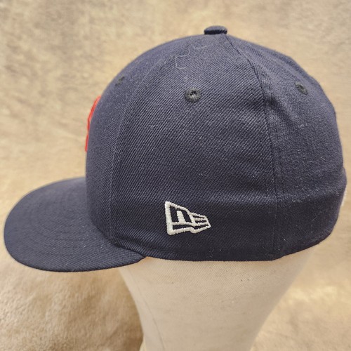 Gorra de béisbol New Era Boston Red Sox ajustada 6 7/8 bajo perfil 59Fifty - Usada en excelente estado - Imagen 4 de 8