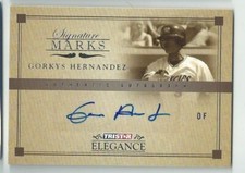 2007 TriStar Elegance Signature Marks Gorkys Hernandez Auto #SM-GH