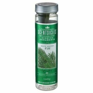 Scentsicles P008777 Fragrance Stick Christmas Decoration White Winter Fir - 6 Pieces Green