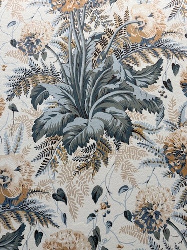Anna French AT24539 Dahlia Soft Gold on Cream Wallpaper 3 Double Rolls New - Picture 3 of 5