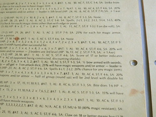 Dungeons & Dragons Monster & Treasure Assortment Set One Levels 1-3 1977 9011 - Picture 9 of 13