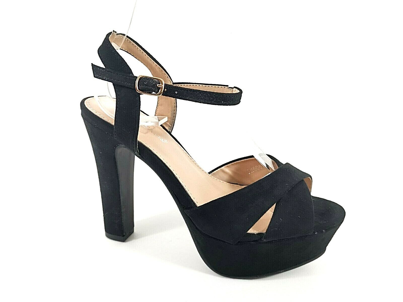 Scarpe Da Donna Retrò Chic, Tacchi Con Fibbia In Blu Navy Scuro, Scarpe Per Tutte Le Stagioni, Tacchi A Blocchi Con Cinturino A T Vintage, Décolleté Con Punta Arrotondata, Scarpe Swing - Foto 5