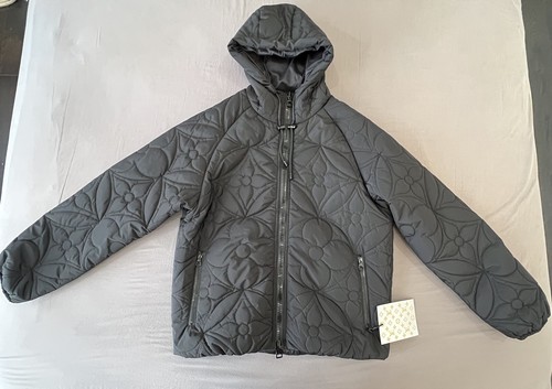 LVSE Flower Quilted Hoodie Jacket