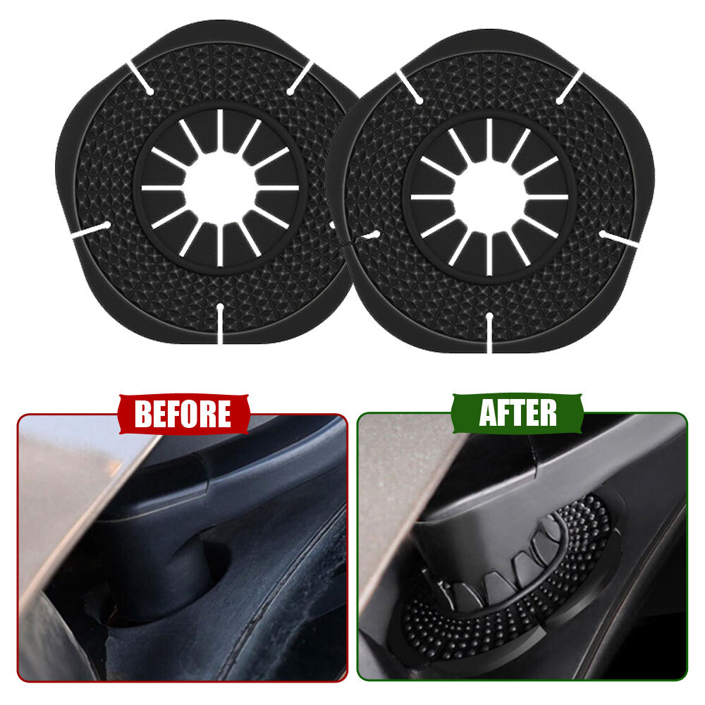 2pcs Car Wiper Arm Hole Pad Protector Covers - Durable Auto Accessory