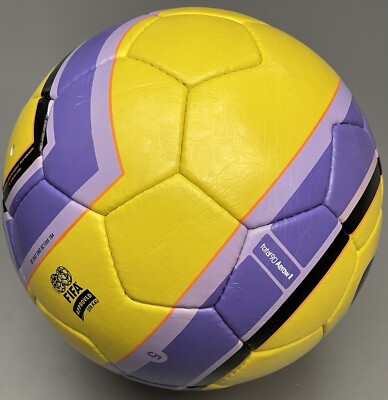 T90 Premier League Nike Football Yellow/purple Size Match