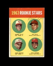 Ray Culp Signed Authentic 1963 Topps Rookie Stars Philadelphia Phillies Autograp