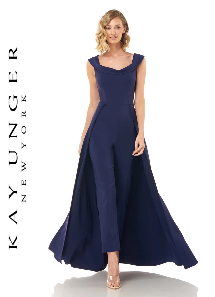 Kay unger jumpsuit gown clearance