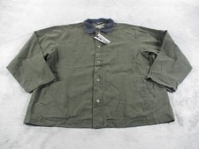 Vintage 90s Ocean Pacific OP Mens Extra L Spell Out Canvas Jacket Button up NWT