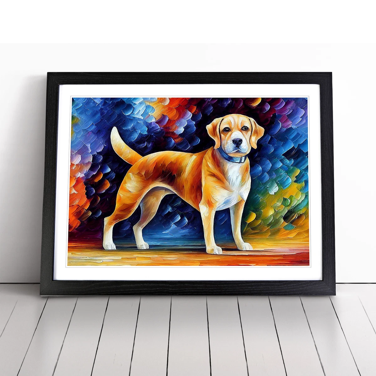 Canvas hotsell painting dog