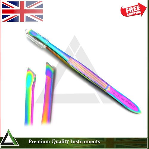 Eyebrow Hair Removal Plucking Tools Eyelash Tweezers Set of 4 Multi Color CE - Picture 4 of 5