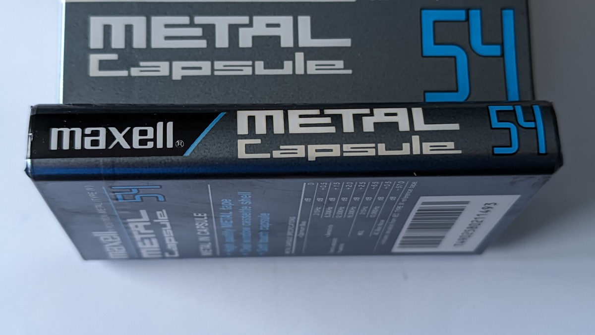 Maxell Metal Capsule 54 Japan 1psc. New 1990 | eBay
