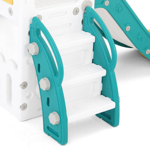 JOYLDIAS 9in1 Kids Double Slide Toddler Playground Climb Playset Indoor/Outdoor - Picture 16 of 24