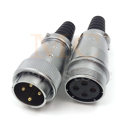 WEIPU WS32 Aviation Docking 2 To 19 Pin Metal Male+Female Panel Cable Connector - Picture 17 of 24