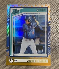 2024 Donruss Baseball Josue De Paula Rated Prospects Fire /75 Blaster Exclusive
