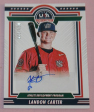 LANDON CARTER 2022 USA STARS & STRIPES AUTOGRAPH 088/399 #ADP1-LC DEVELOPEMENT