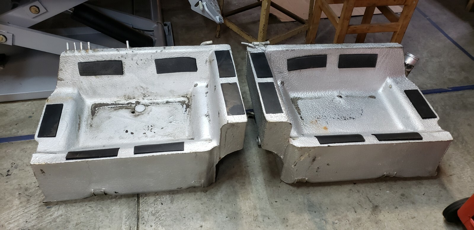 Pair of 1983 Ferrari Mondial QV Coupe USA Gas Tanks #115664 (L) and #115663 (R)
