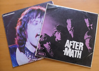 Rolling Stones Milestones & Afermath 2LP Decca Vinyl SKL 5098 & LK4786 1st 1A 1B