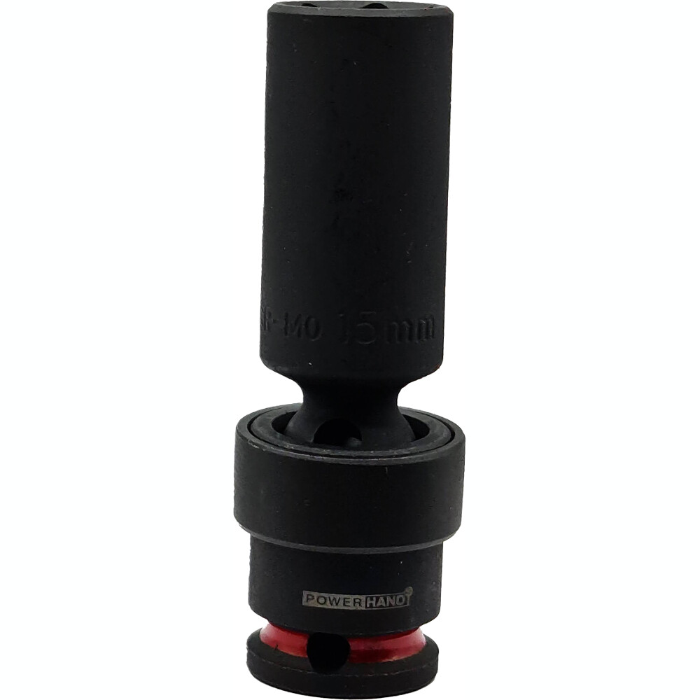 3/8"" Drive Deep Swivel Impact Socket Powerhand 15mm KI-S38-SD15